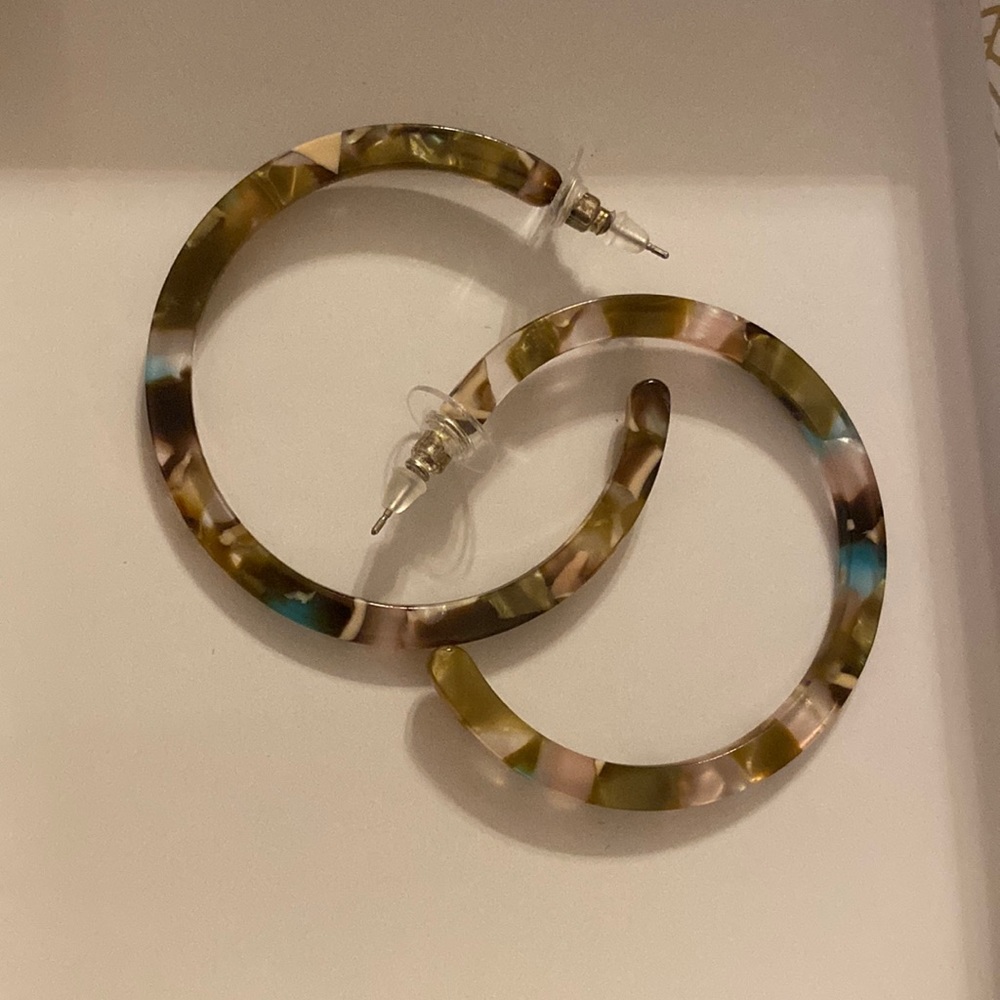 Multicolored Marley Lilly Hoops